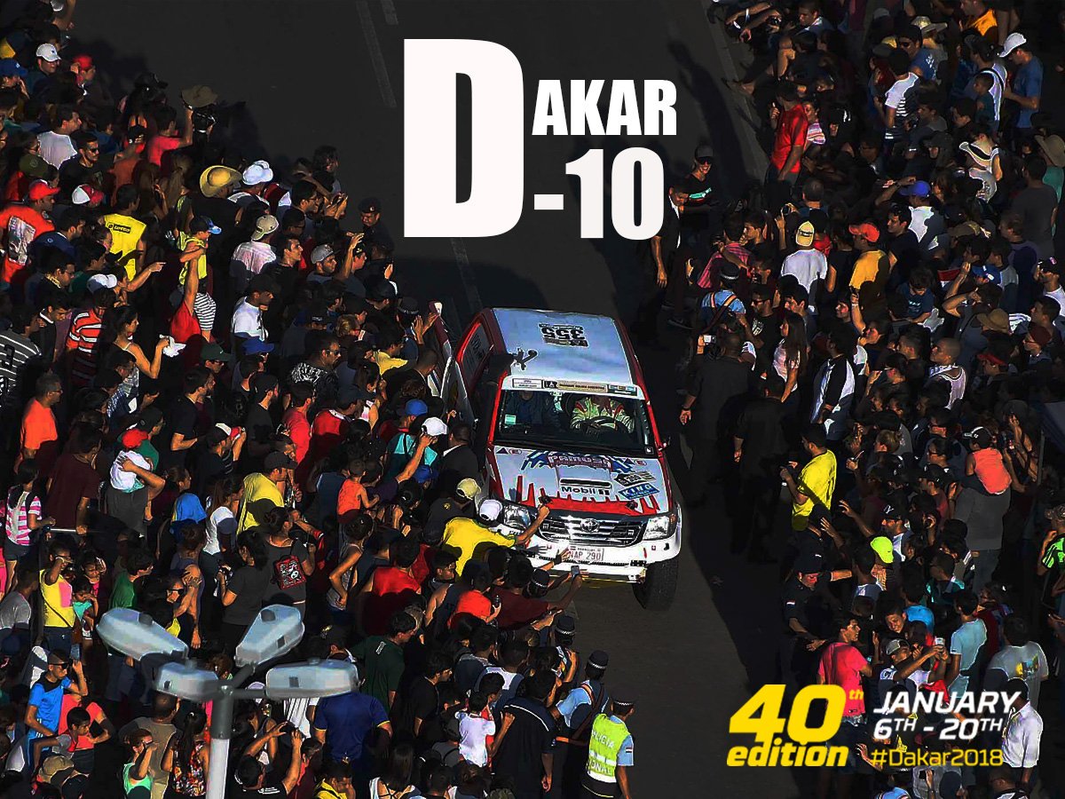 D-🔟 #Dakar2018 🇵🇪 🇧🇴 🇦🇷
This will be the 10th year in a row that South America hosts the Dakar, and excitation is certainly building up. 
🏁 Este será el décimo año consecutivo en que Sudamérica albergará el #DakarRally, y el emoción aumenta.