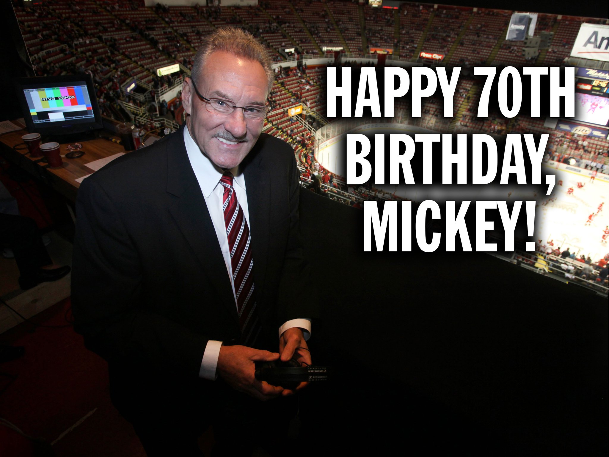 Bingo-Bango! Mickey Redmond is 70 today! Happy birthday to the announcer. 