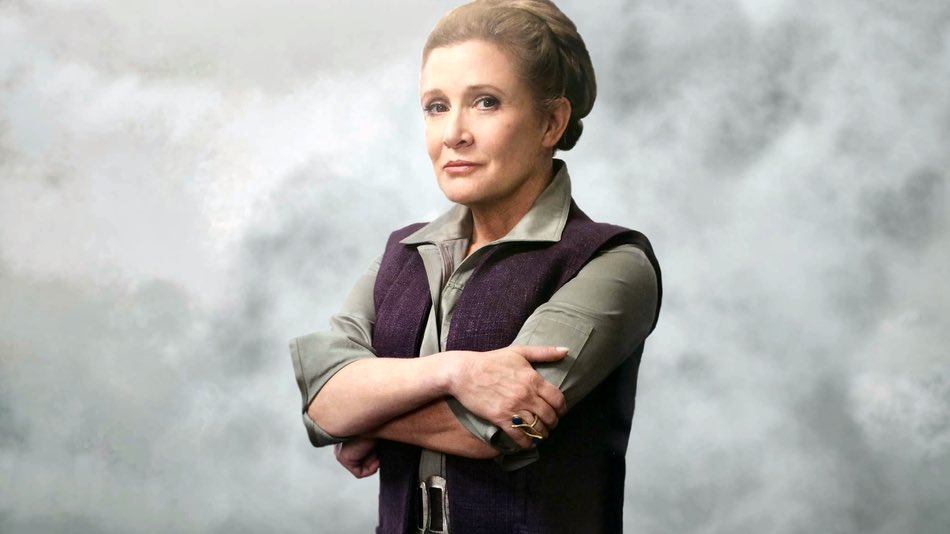 nerdist's tweet photo. To us, she’ll always be royalty. 🙏 You are missed, General. #CarrieOnForever https://t.co/SVKlARBy3n