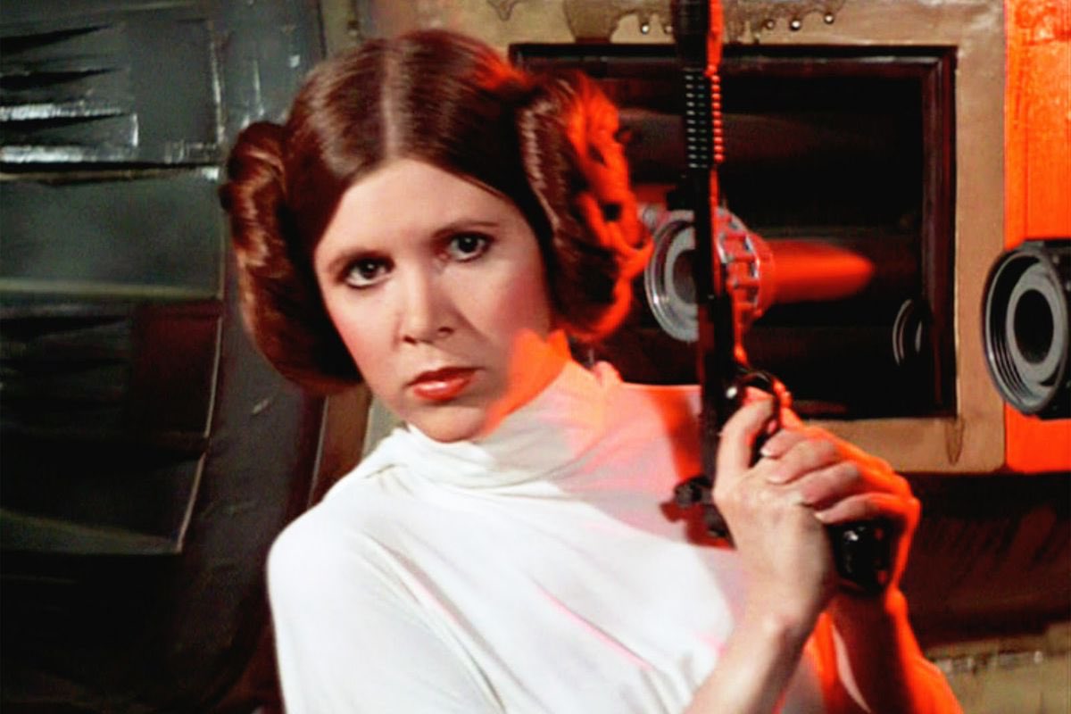 nerdist's tweet photo. To us, she’ll always be royalty. 🙏 You are missed, General. #CarrieOnForever https://t.co/SVKlARBy3n