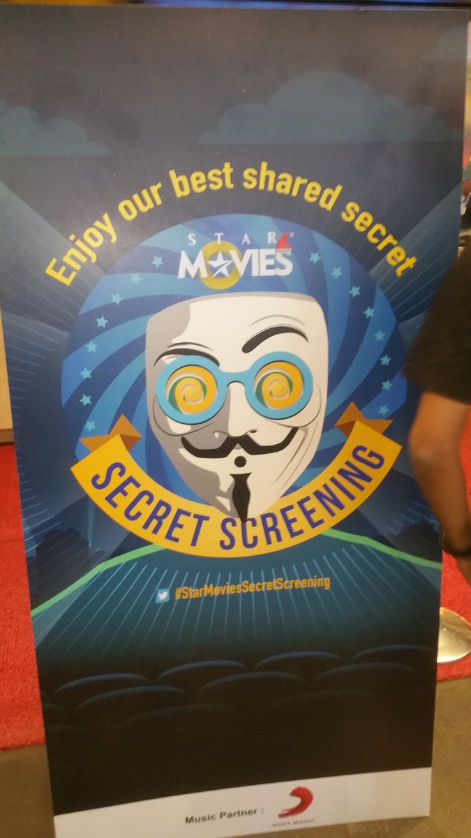 p_aadit's tweet photo. @StarMoviesIndia  #StarMoviesSecretScreening https://t.co/1A9nwoZ4Wm