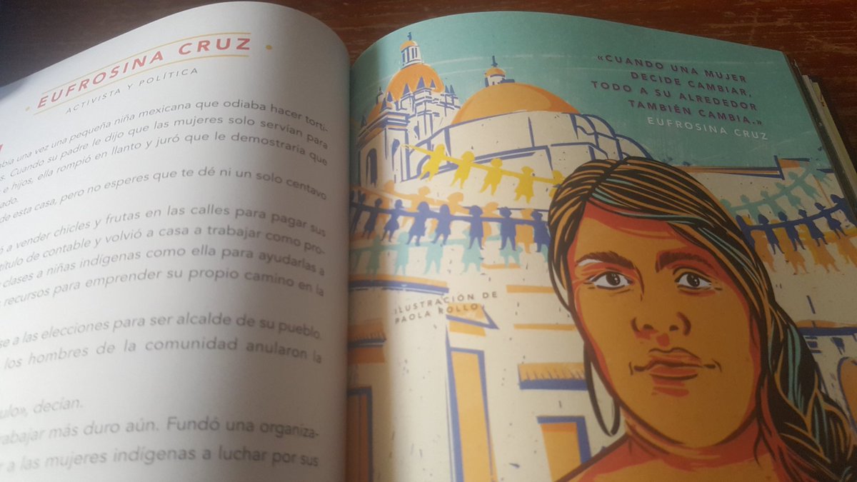 marcofreces's tweet photo. 100 historias de mujeres extraordinarias #niñasrebeldes, todo un acierto! Gracias @Denetariko por el consejo https://t.co/Q2R4I3IlTJ