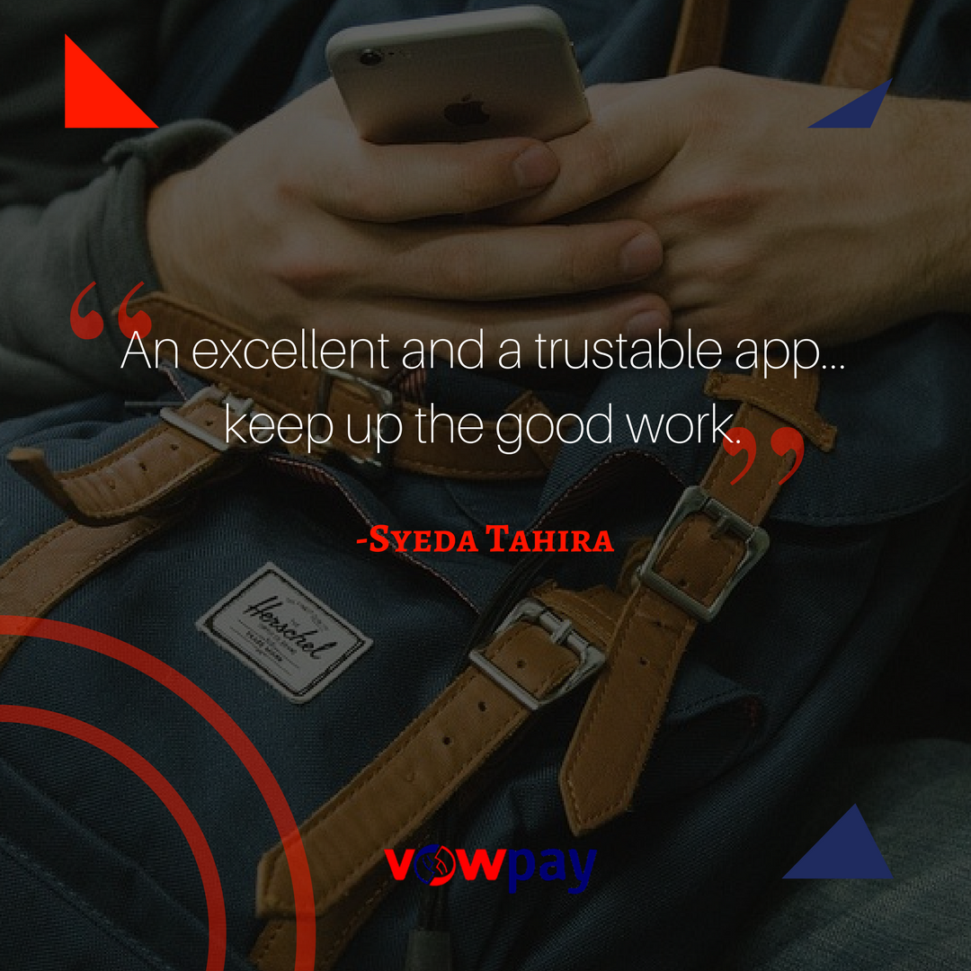 vowpay's tweet image. Our user experience is everything for us and serving your remittance needs, efficiently, is our top priority.
See what our wonderful users have to say about us!

#Vowpay #MoneyTransfer #BritishPakistanis #Remit #ux