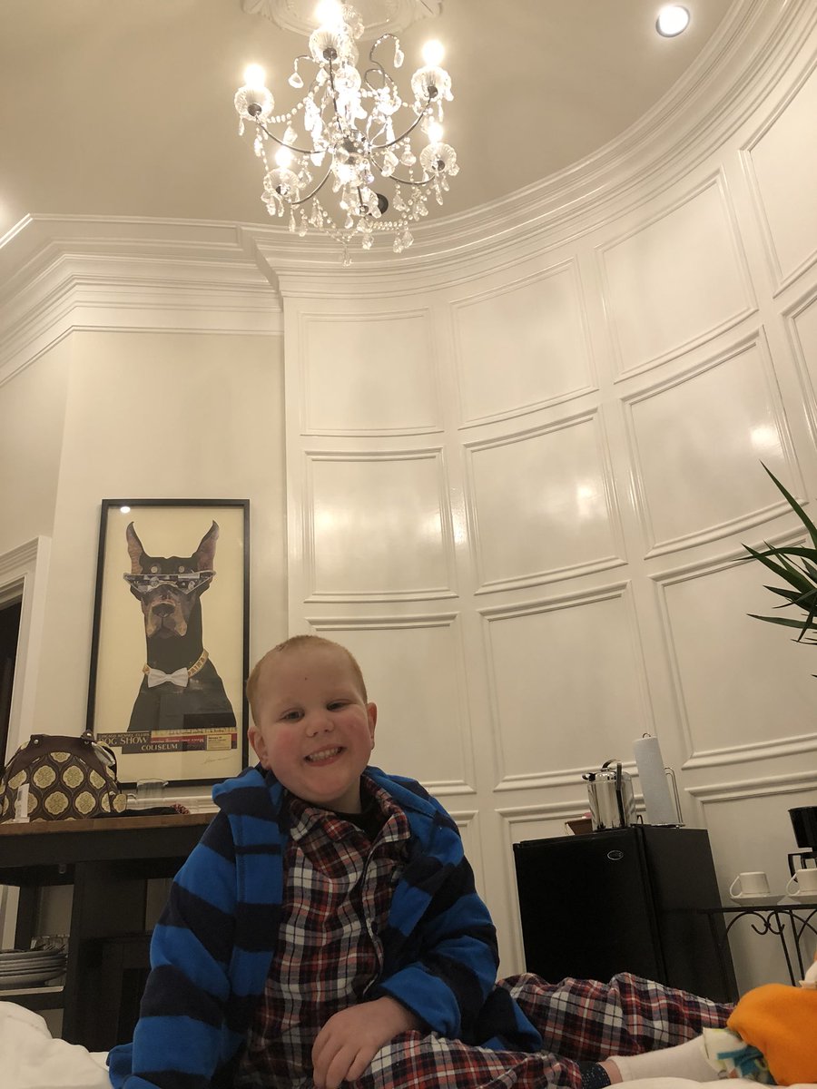loveforBruce's tweet photo. @thecastlepost Thank you for the gift of a truly special evening for one very excited little knight. Bruce enjoyed his stay so much, and our family had made memories we will never forget! #loveforBruce #DIPG #dipgawareness #DefeatDIPG https://t.co/kBHsolDzWT