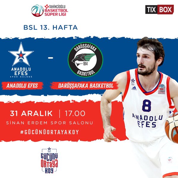 Yılın son gününde bu keyifli mücadeleyi kazanıp yeni yıla galibiyetle girmek istiyoruz. Bu heyecanımıza seni de davet ediyoruz!

mobile.tixbox.com.tr/etkinlik/4248/…