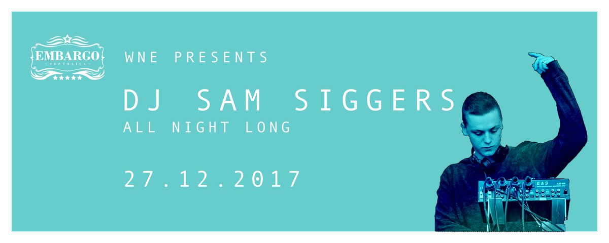 TONIGHT <a href="/EmbargoRPBLCA/">Embargo, Chelsea</a> ft SAM SIGGERS - packed guest list / huge tunes / student drinks deals - whats not to love? See you tonight! x