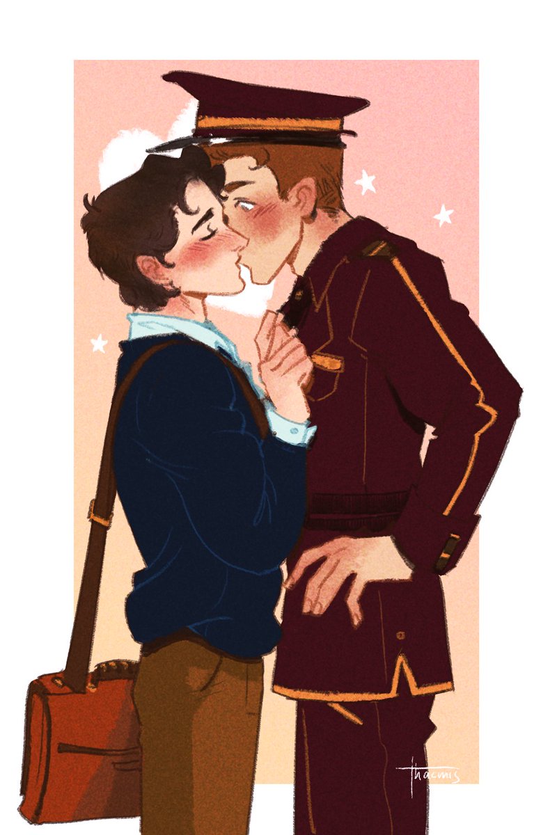 For an x-men fandom event on tumblr. #cherik #kiss #digitalart  #artistsontwitter, image size:800x1200