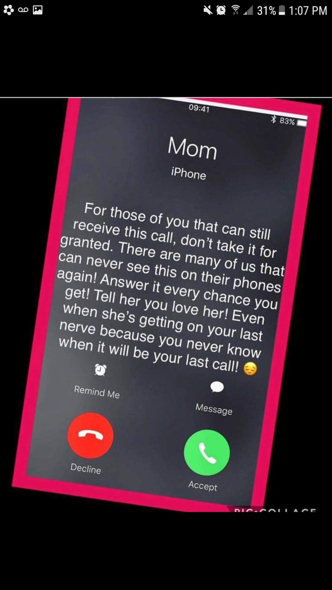 Glad I have my momma