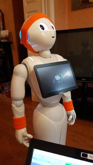 We chat to @jakeshawsutton who programmed the personal trainer robot featured on @BBC2 tonight in Six Robots and Me