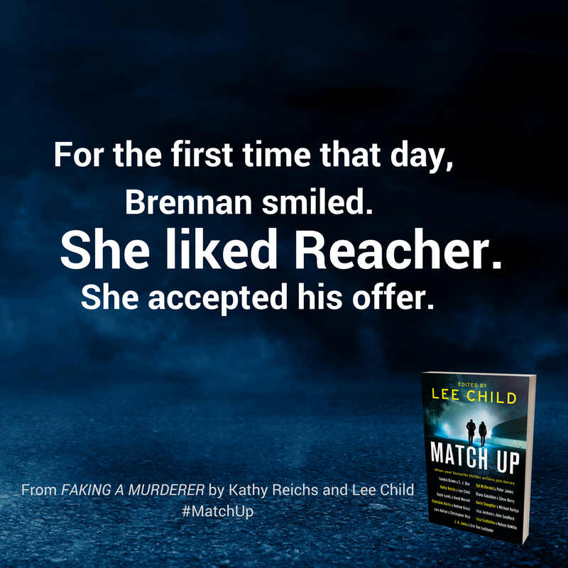 TheCrimeVault's tweet photo. When Jack Reacher met Temperance Brennan #FakingaMurderer #MatchUp #12DaysofMatchUp @LeeChildReacher @KathyReichs https://t.co/FsVOsu8umA