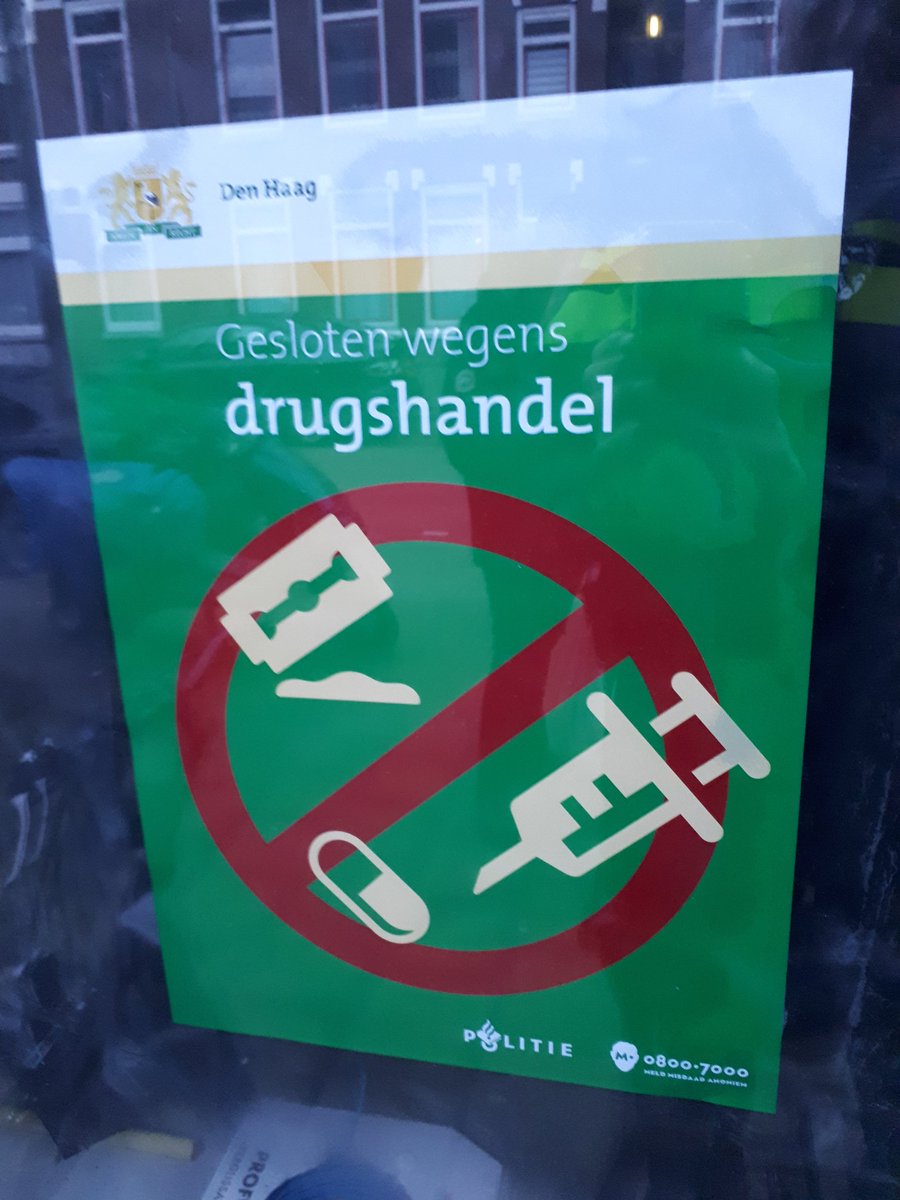 WA_Transvaal_M's tweet photo. Gemeenten trekken èèn lijn tegen drugsoverlast. 
Nu ook in transvaal een pand voor zes maanden gesloten. Meld  drugsoverlast altijd:0900-8844 of anoniem 0800-7000
#Gemeente #overlastpanden #Politiecontrole #bureau Heemstraat. https://t.co/3FZgmgFhK2