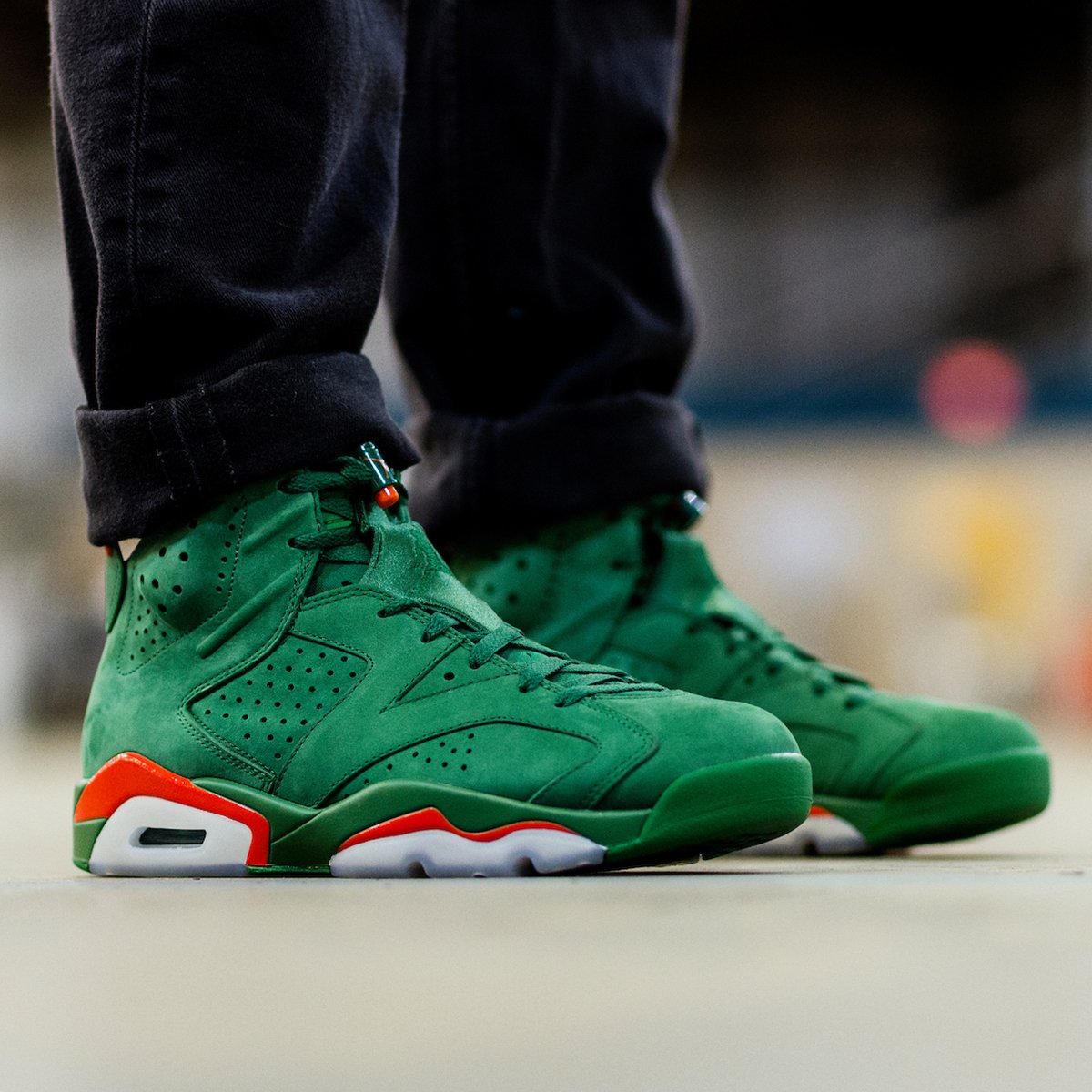 jordan retro 6 gatorade green