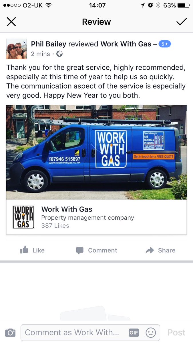 workwithgroup's tweet photo. Review Review Review ��🏼🙌🏼⭐️ #workwithgas #goodwithgas #feedback #review #customerfeedback #sheffield #plumber https://t.co/sYJBE3Lj0v