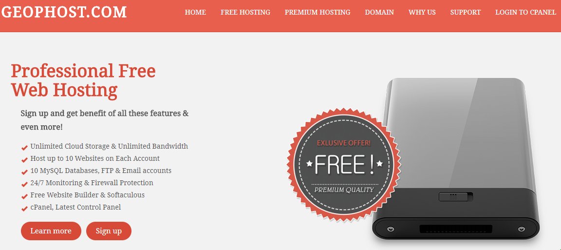 Sign up and get benefit of all these features &amp; even more!

geophost.com