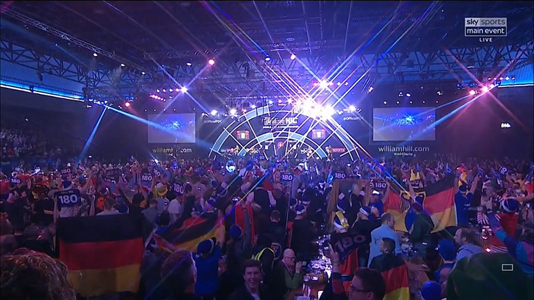 livedarts's tweet photo. The Munch Bunch are out in force at Ally Pally this afternoon! 🇩🇪 #WHDarts https://t.co/9USXrO2RUm