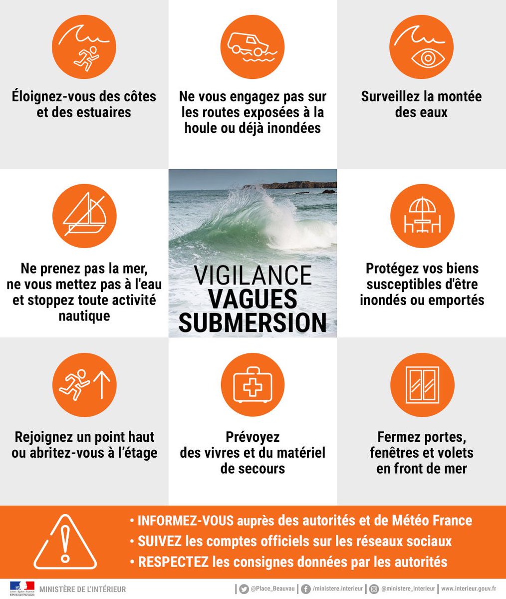 #VigilanceOrange pour #Vent violent sur la #Corse. ⚠️ la Corse du Sud est en vigilance orange #VagueSubmersion. Suivez consignes des comptes officiels <a href="/Prefet2B/">Préfet Haute-Corse</a> <a href="/Prefet2A/">Préfet de Corse, préfet de Corse-du-Sud</a> @sdis2a @sdis2b #METEO2A #METEO2B