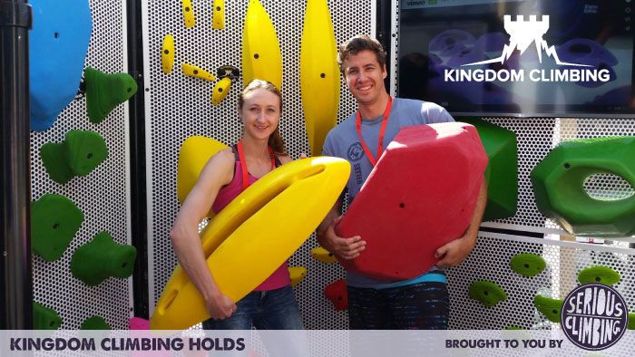 seriousclimbing's tweet photo. Go BIG with @KingdomClimbing holds. Just what you need for a showstopping comp final, coming to our e-shop! #climbing #bouldering https://t.co/QJwc6yWy0h