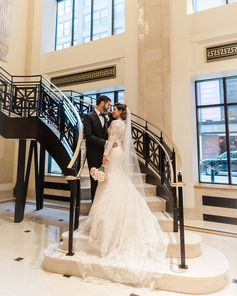 The first of many best days of your lives. bit.ly/2tkRKky #WeddingWednesday (photo via @now_you_z_me)