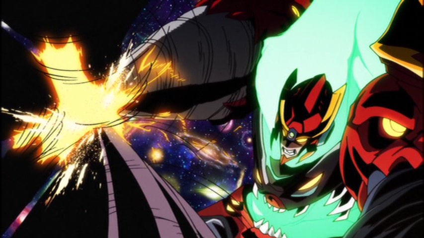 Tau 天元突破グレンラガン 目がぐるぐるになってるのは螺旋病を発症してるから らしい Gurrenlagann Gainax Bs11 Bs11anime T Co Luiszi6htb Twitter