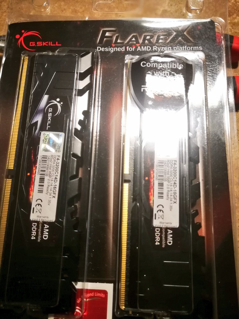 Nick G Kokkinos Ram Is Next 16gb Of G Skill Flarex Black Ddr4 30 Cl14