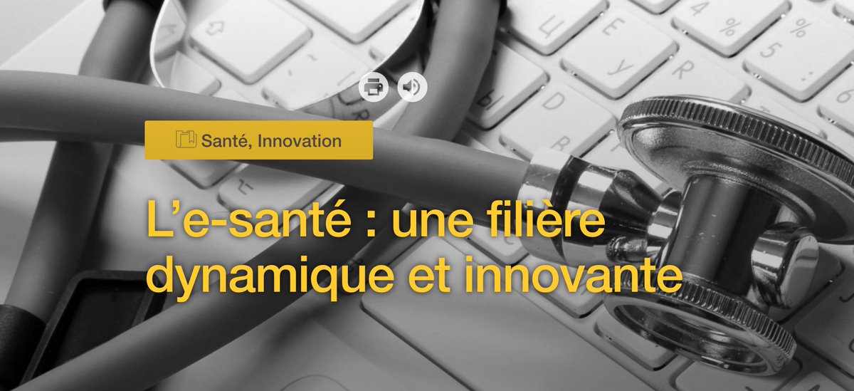 L’#eSanté : une filière dynamique et innovante. Un dossier de @bpifrance bit.ly/2E0zDTE