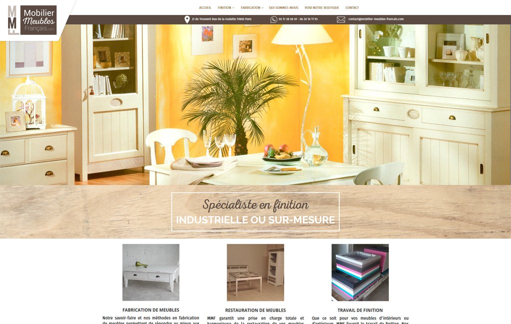 EcomPlanet's tweet photo. Création #EcomPlanet : le site de Mobilier Meuble Français 🇫🇷, spécialiste dans la fabrication, le relooking et la finition de #meubles en #bois.
Rendez-vous dès maintenant sur leur site pour découvrir leur savoir-faire et leurs dernières réalisations : https://t.co/qZGQ7GJV3c https://t.co/5WTyrr0P9r