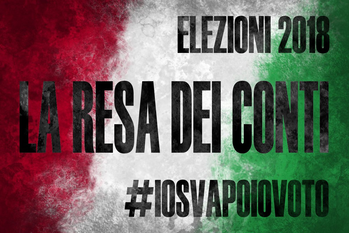 iosvapoiovoto's tweet photo. Le elezioni 2018 si avvicinano.
Ognuno di noi può fare la differenza e fare in modo che sia #laresadeiconti
In cabina elettorale ricordiamo chi ha scelto di distruggere il settore #ecig #iosvapoiovoto https://t.co/jZ4ksjZeVg