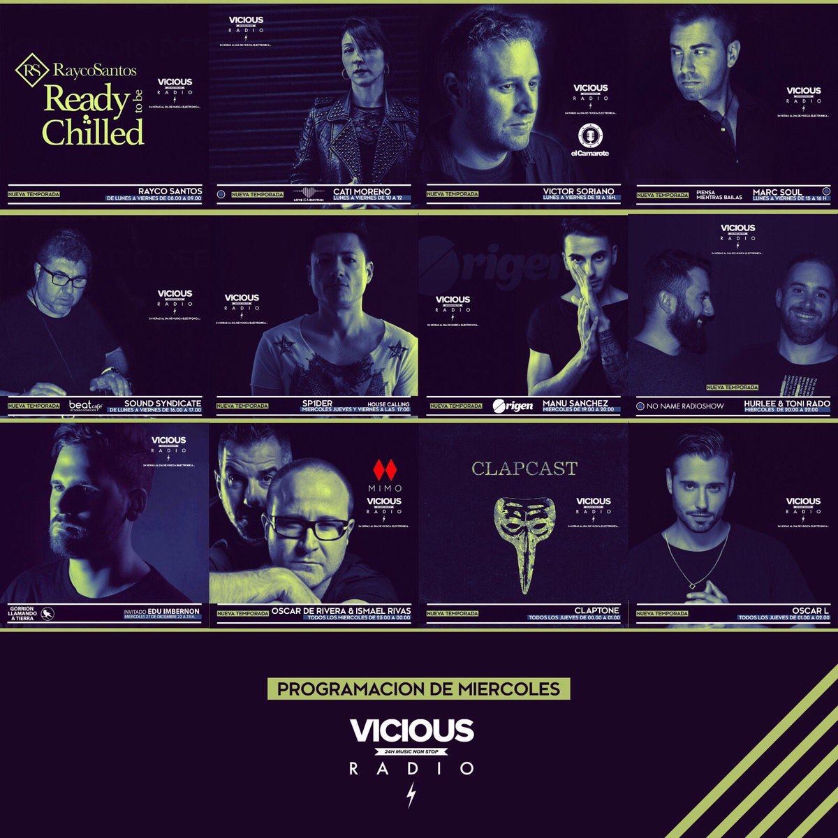 Los miércoles de Vicious Radio ... Electrónica de calidad!