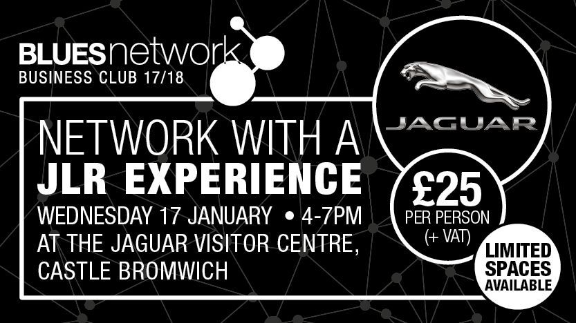 🚨 Blues Network Business Club are hosting a JLR experience!

This is the perfect chance to network with other Blues Network Business Club Patrons and local businesses in a factory with rich history.

👉 socsi.in/jskMj #BCFC