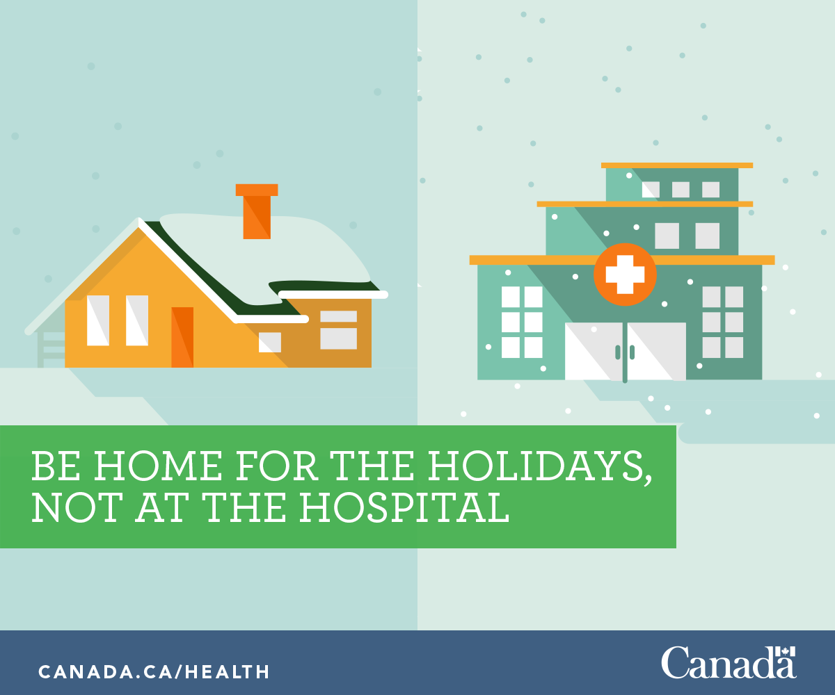 GovCanHealth's tweet photo. Don’t risk spending your holidays in the hospital due to flu-related complications. Get your #FluShot. https://t.co/t4dSZ2gJZb https://t.co/iyt2KYLb1W