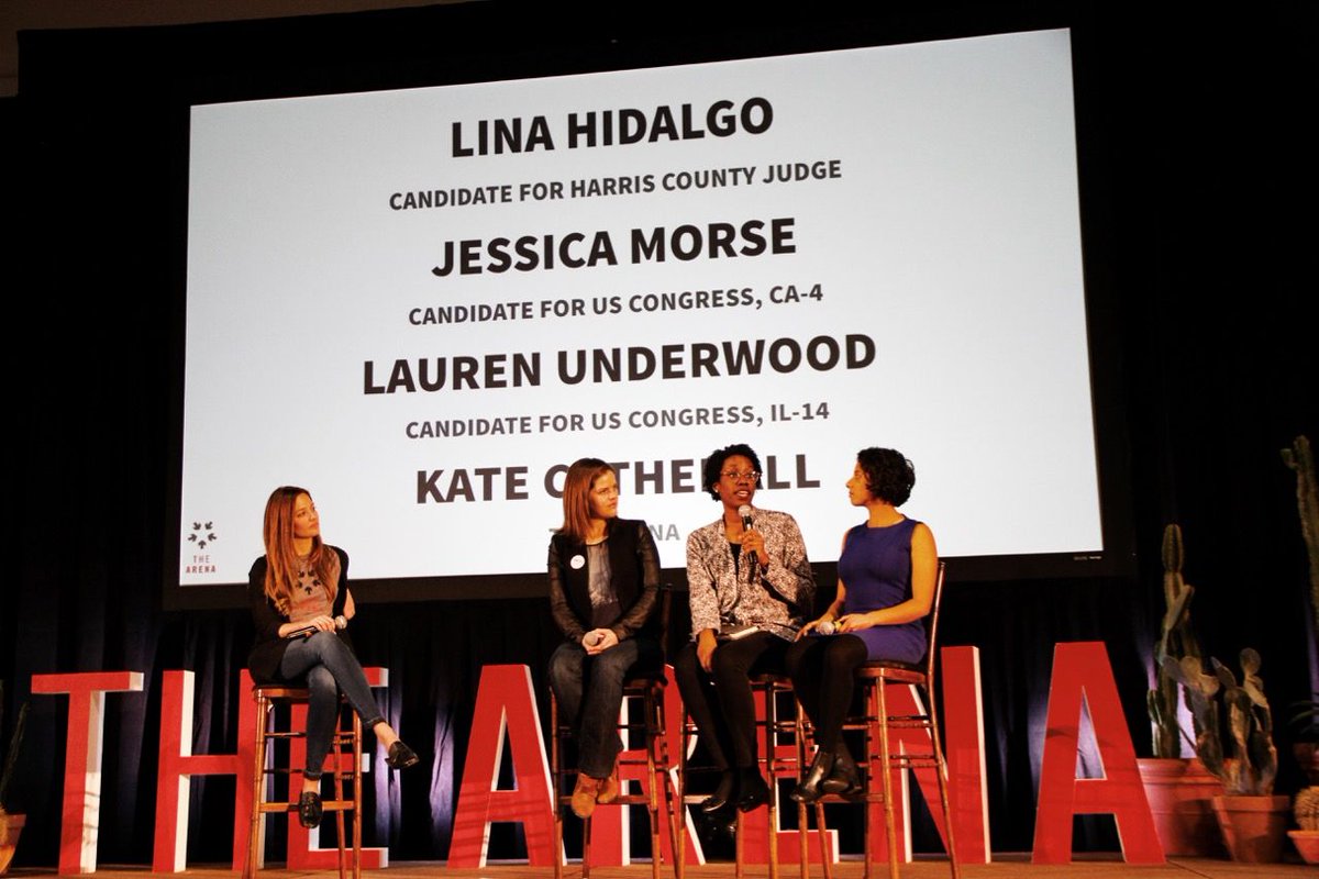 arenasummit's tweet photo. At #ArenaPhoenix, we heard from three of our Arena fellows - @Lina4HC, @Morse4America, @LUnderwood630 - about why they fight for a more perfect union by running for office.
Go get 'em.
#thefutureisfemale https://t.co/t7YHZEfxKk