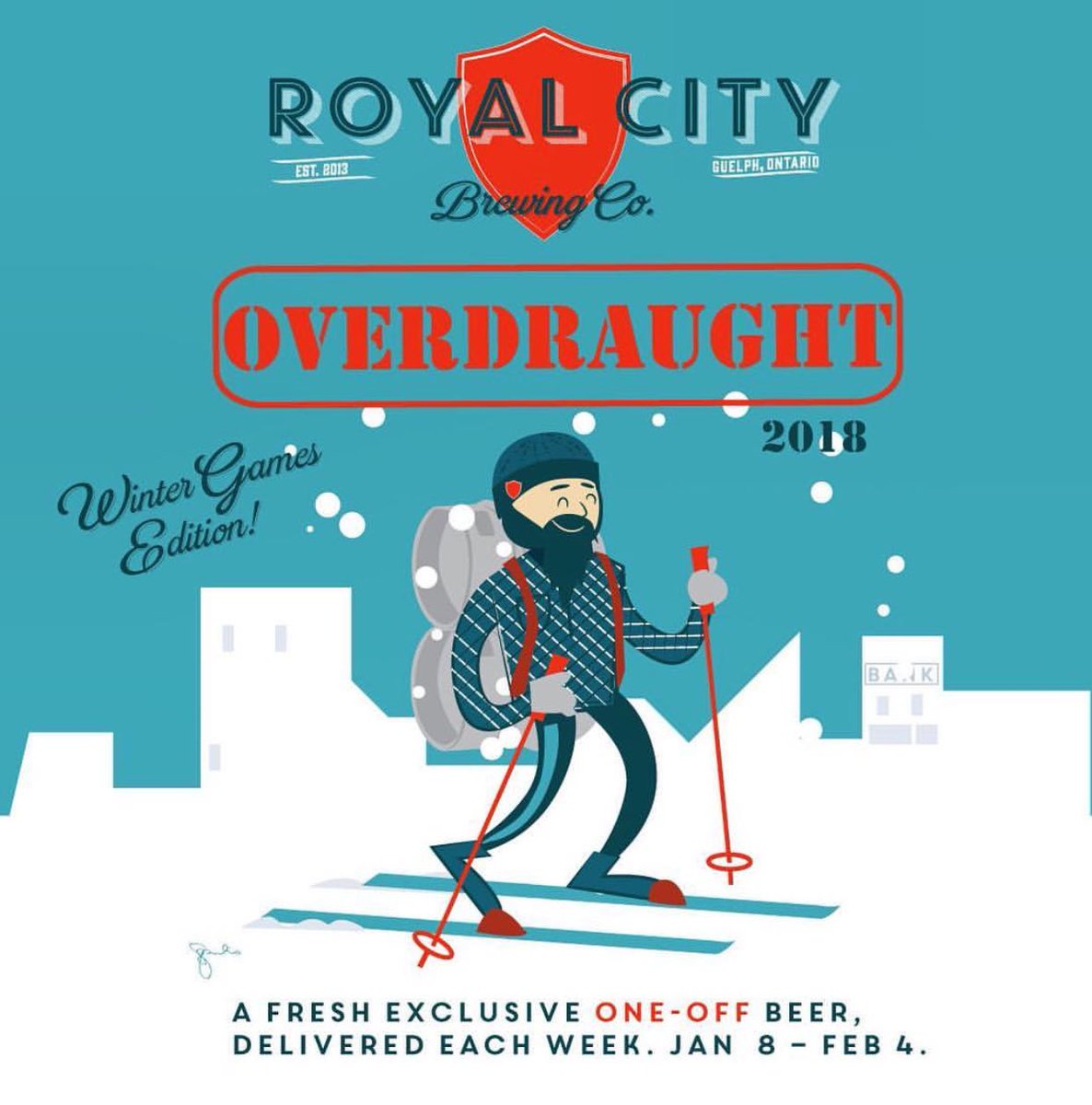 RoyalCityBrew's tweet photo. Overdraught is back again in a couple weeks! ππ½πΊ Stay tuned to hear where you can find our exclusive #Overdraught one-offs around Ontario! https://t.co/VOUlzg7Jcq