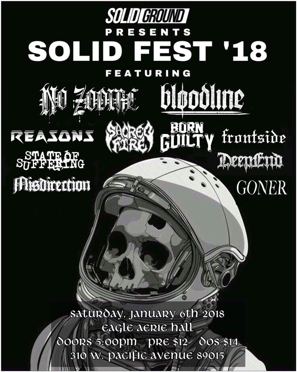 Solid Fest ‘18 in Vegas next week 🔪