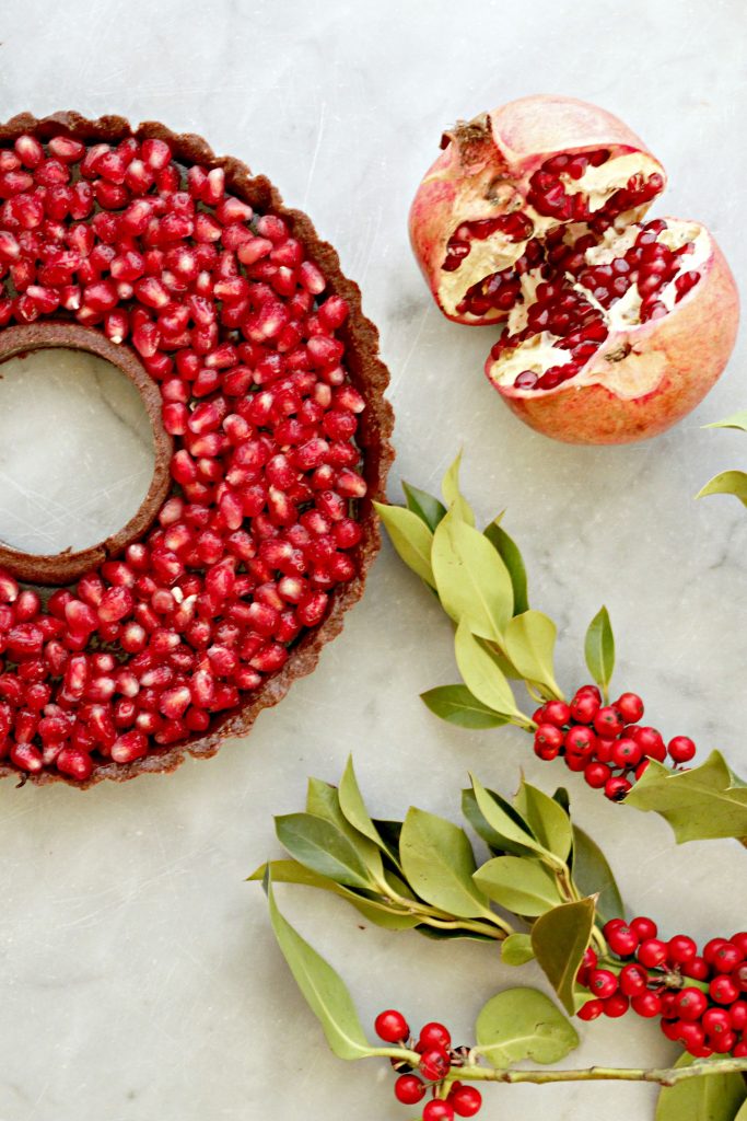 CROSTATA AL CIOCCOLATO E MELAGRANA perfetta per #Capodanno ✨ La ricetta passo passo qui laricettachevale.ifood.it/2017/12/crosta…