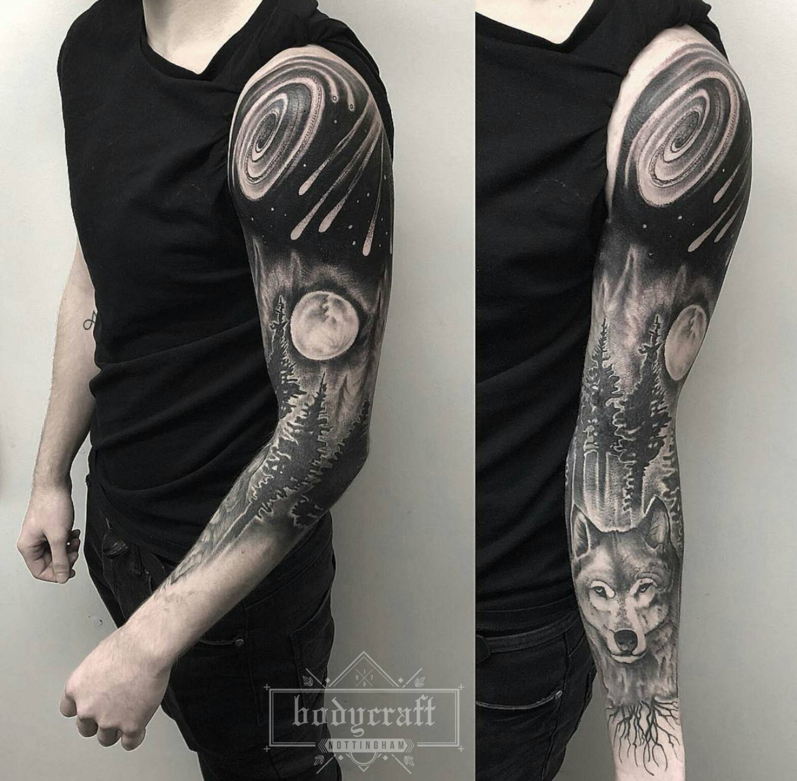 Top more than 73 galaxy tattoo sleeve best  thtantai2