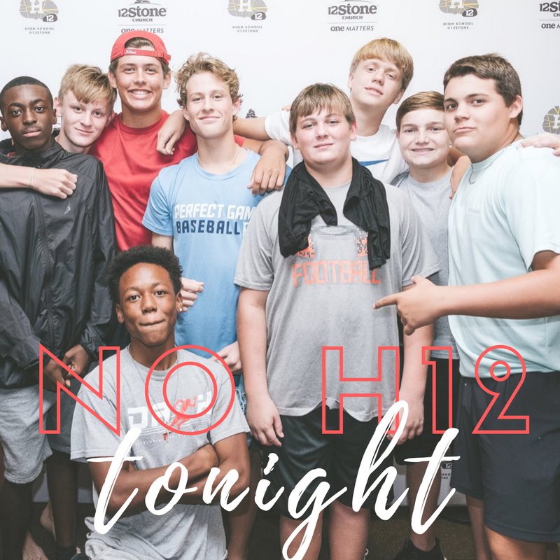 H12StoneHM's tweet photo. Hey don’t forget there is no H12 tonight! 😔 But enjoy the rest of your Christmas break! Y’all are awesome! #h12hm https://t.co/eVElCQ9TRy