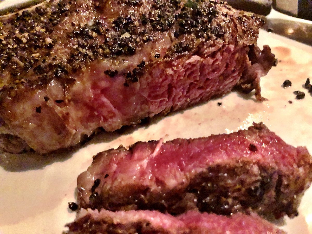 EricWearsTweed's tweet photo. @BLTSteakWaikiki @WaikikiBeachwlk Amazing #MaiTai #SeafoodPlatter and MR bone-in #Ribeye last night...Seasoned &amp; cooked to perfection :-) (Don’t forget the bone marrow!) https://t.co/IwwtJ52iwB