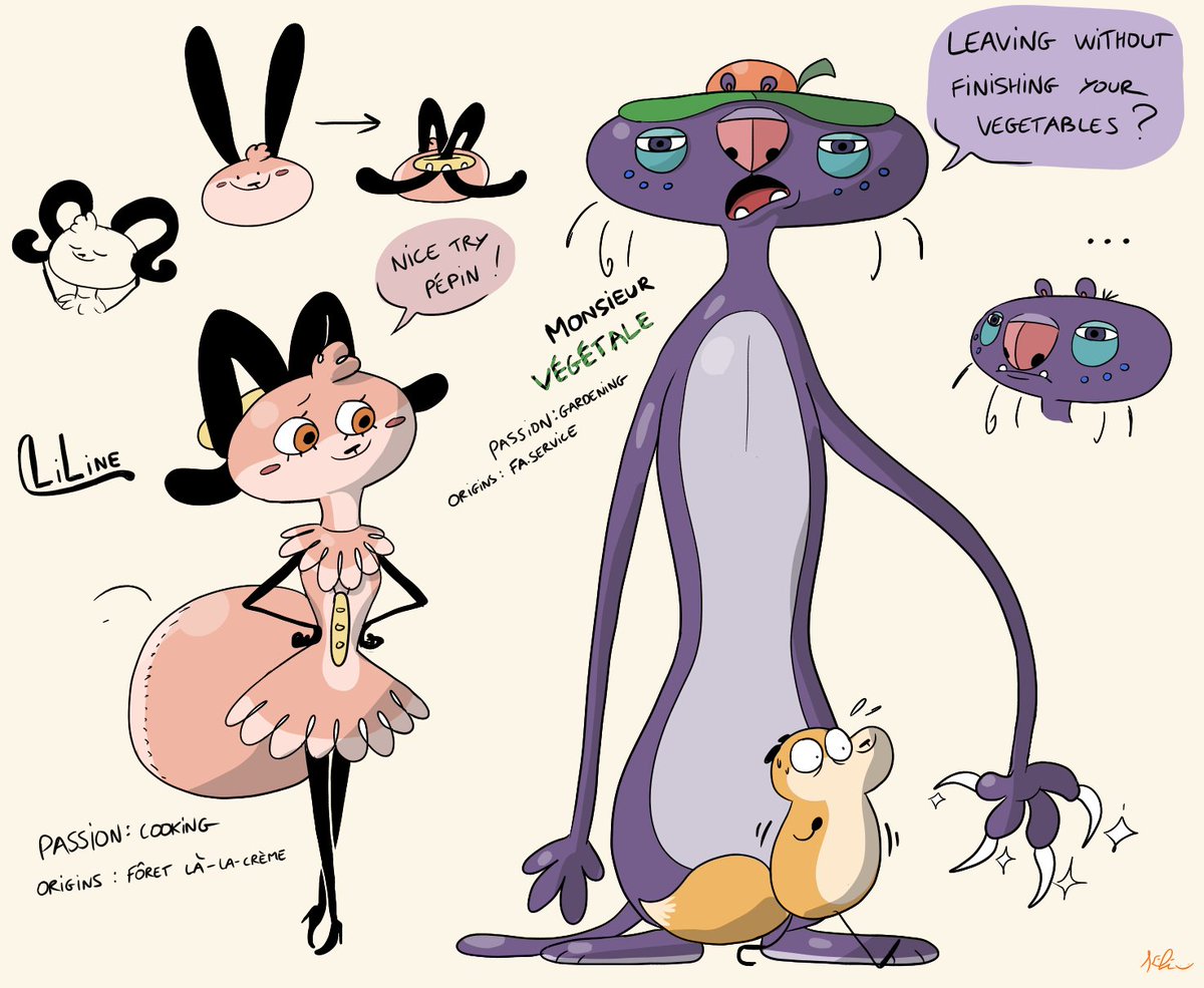 I wanted to develop some characters I animated in the past and