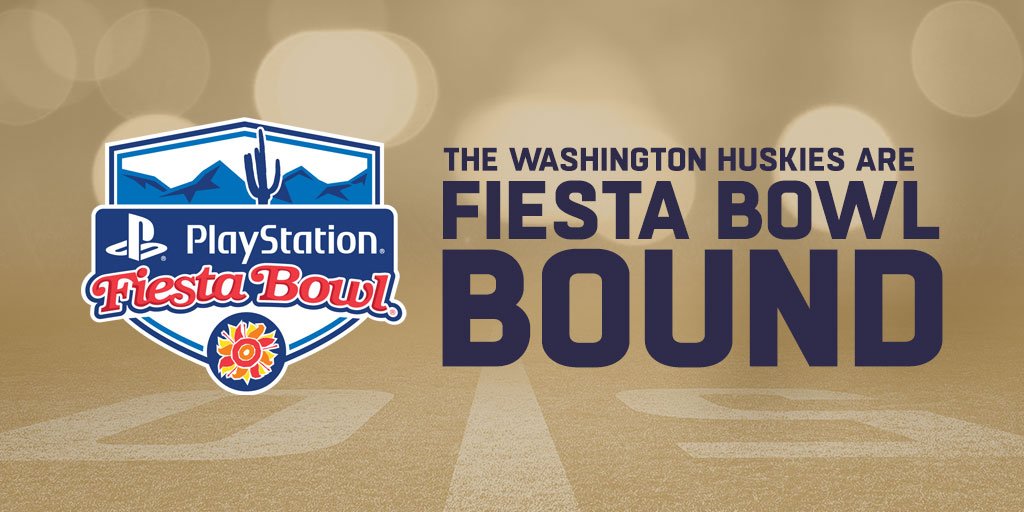 The Washington Huskies will be playing the <a href="/Fiesta_Bowl/">Fiesta Sports Foundation</a> in just 3 Days! Who will be watching? #GoHuskies #PurpleReign 🐺 🏈
