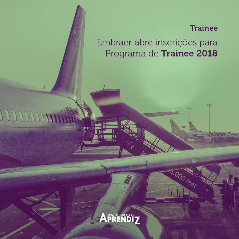 Embraer abre inscrições para Programa de Trainee 2018
buff.ly/2l6NPTj