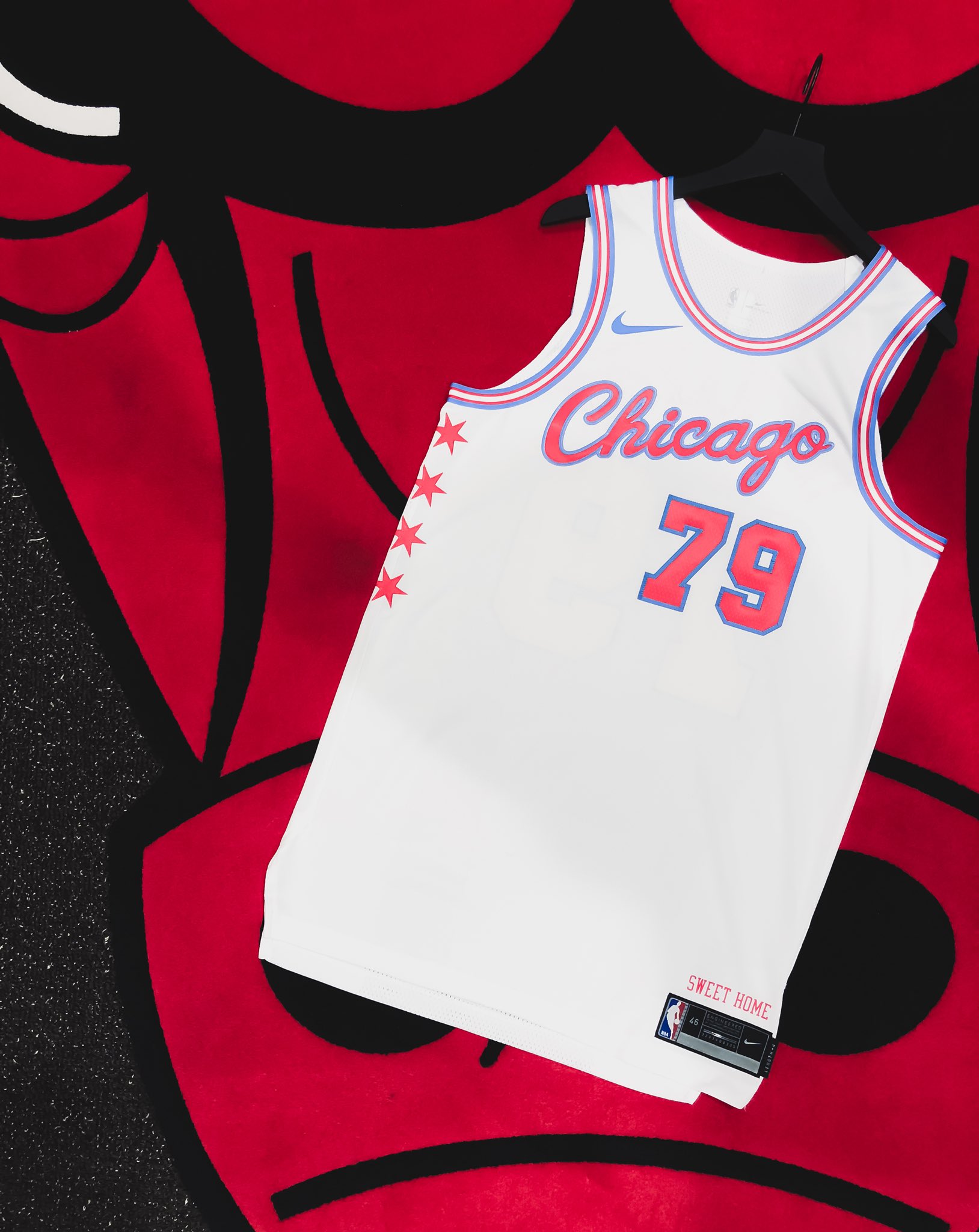 Chicago Bulls on X: Introducing this season's City Edition uniforms,  inspired by the Chicago Flag and the lake and rivers of Chicago.   / X