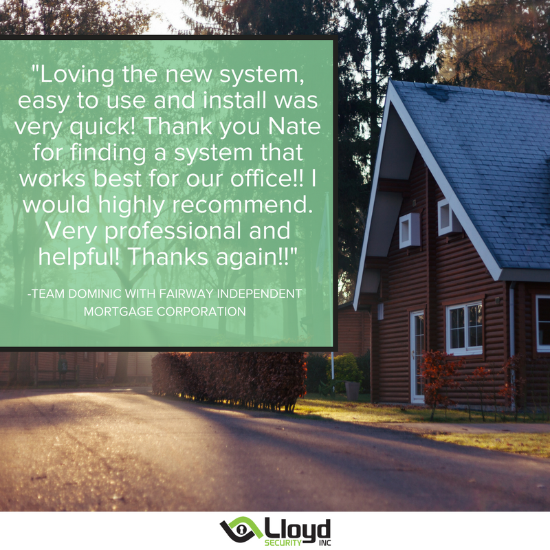 LloydSecurity's tweet photo. Our job is to make our customers lives safer, and we love doing it every day! https://t.co/f65EAFfORL