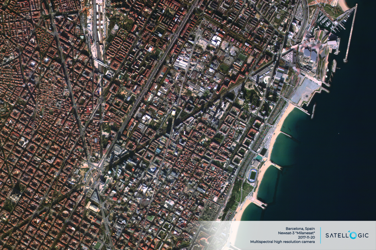 #Barcelona, as viewed from #milanesat