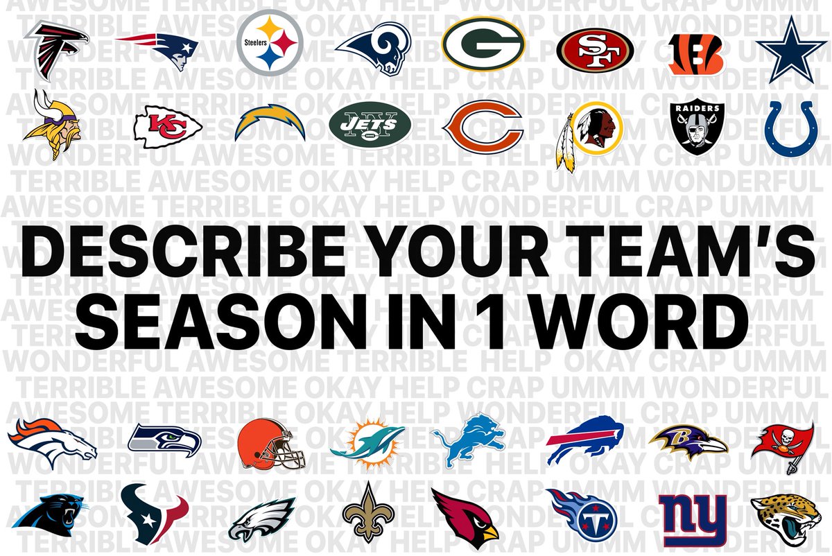uSTADIUM's tweet photo. Describe your team’s season in 1 word. https://t.co/5RhP1H9z1y