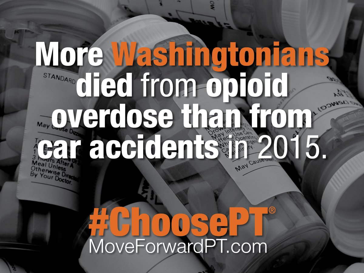 Choosing physical therapy is a safe and effective alternative to manage and treat pain. #ChoosePT #MapleValleyPT #Washington #Washingtonians