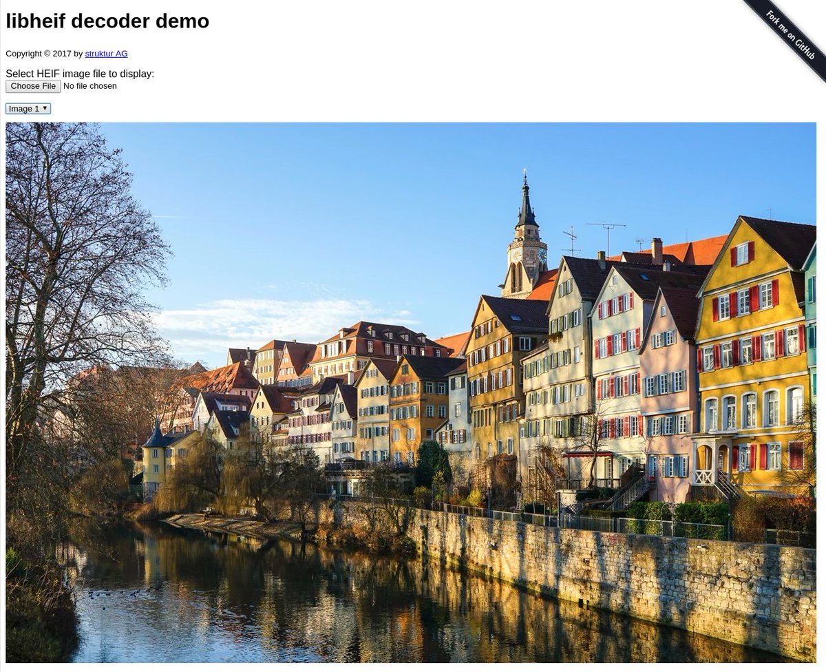 NielsMache's tweet photo. libheif #HEIF decoder released by struktur AG, Germany. HEIF is a new image file format employing #HEVC (h.265) image coding for most advanced compression quality/ratio available today. #JavaScript version and online demo available.
https://t.co/YALIhNe38n
#opensource #libheif https://t.co/8cDUEd21qz