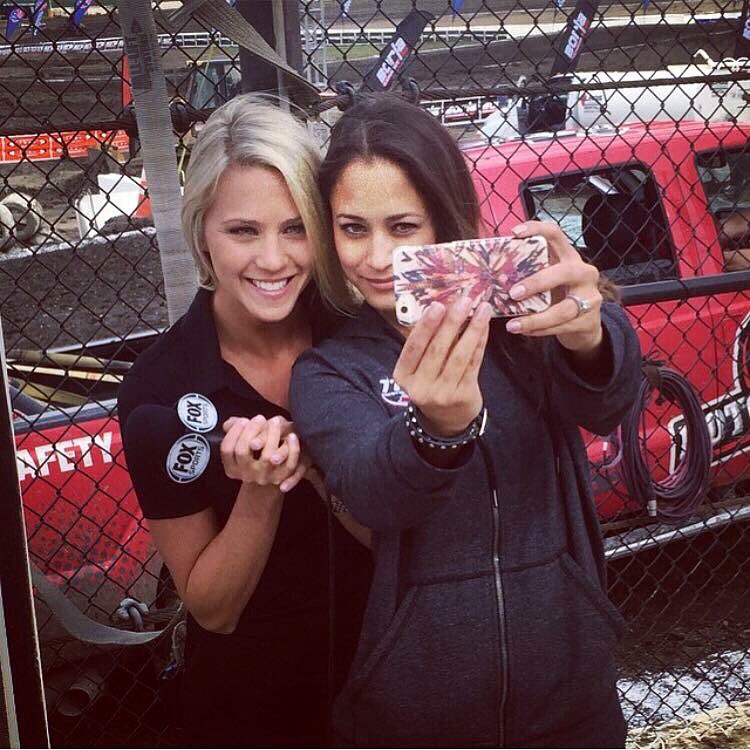 TiffanyStone's tweet photo. What can I say?! Sometimes you get caught taking a selfie. 💁🏼‍♀️💁🏻‍♀️ Thanks Amanda for capturing Kate and I in our true habitat. Lol #TORC18 #IsItRaceSeasonYet https://t.co/nNkdOydopE