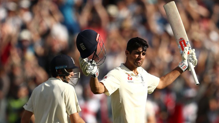 SkyCricket's tweet photo. 🆕Ashes Stats: Alastair Cook joins Sunil Gavaskar in scoring 💯 at all 5️⃣ of Australia's main Test grounds. More from @Benedict_B here 👉 https://t.co/tDteh9zQJW https://t.co/dTmJPEFeRF