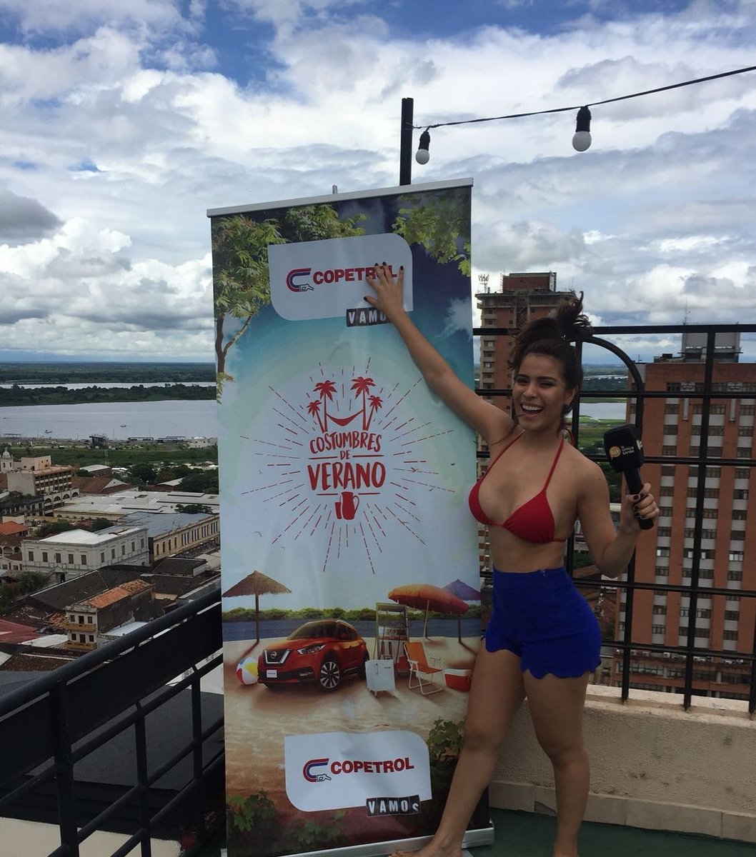 trecepy's tweet photo. #AHORA Contacto desde exteriores con @LetyMancuello desde el bello Hotel Manduara viviendo lo que será el verano 2018 🏖️👌#LUTPy https://t.co/GxWTi3svpG