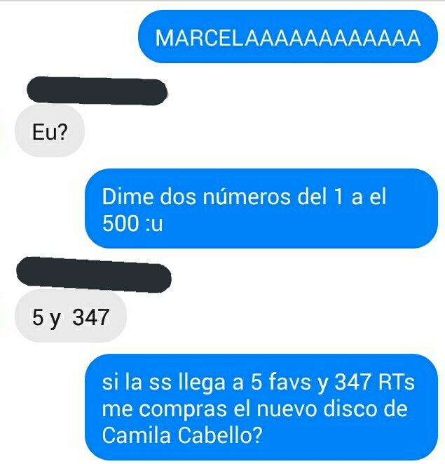 mireyazunigayep's tweet image. ¿Me ayudan con un RT y fav? Es para que me compren el nuevo disco de Camila Cabello

Meta 347 RTS y 5 favs

Tengo hasta el día Jueves (28/12/2017   11:59pm ) :'u

Yo nunca les pido nada 👉👈

No me ignoren 😭 si lo hacen tendrán 10 años de mala suerte